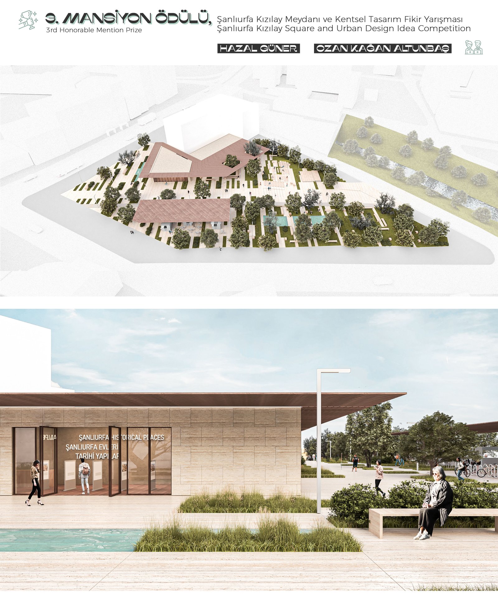 ŞANLIURFA KIZILAY MEYDANI VE KENTSEL TASARIM FİKİR YARIŞMASI - Görsel 2